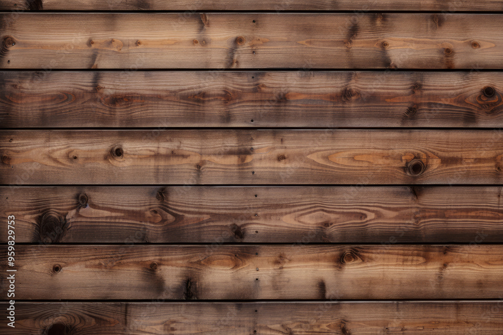 Naklejka premium Processed collage of old vintage wooden wall texture. Background for banner, backdrop or texture