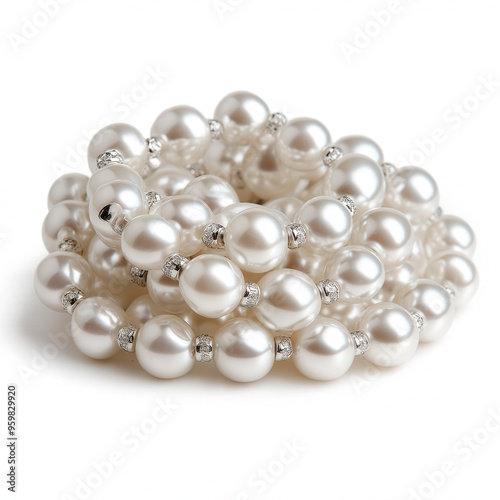 Strand Of Pearls Isolated