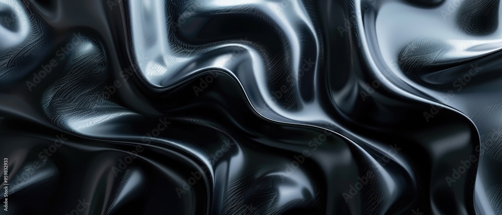 Abstract Dark Wavy Textured Surface Abstract Dark Wavy Textured Surface