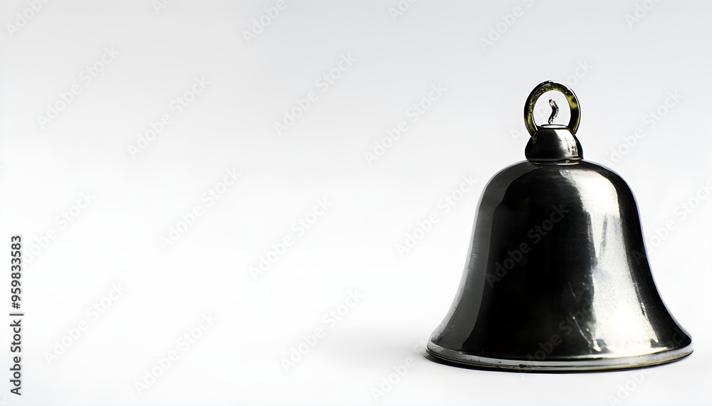 christmas bell on white background christmas bell on white background