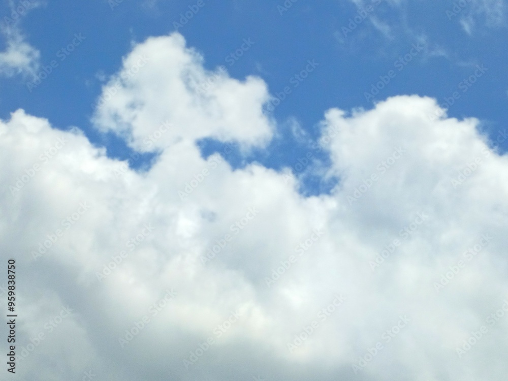 background photo of bright blue sky and white clouds background photo of bright blue sky and white clouds
