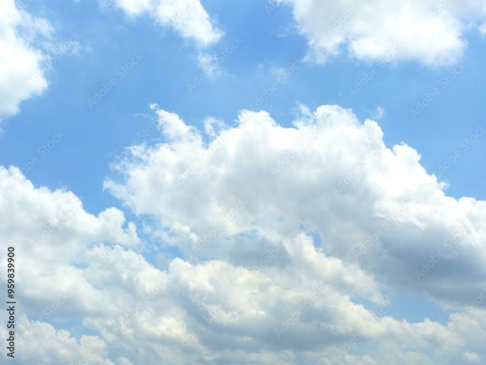 background photo of bright blue sky and white clouds background photo of bright blue sky and white clouds
