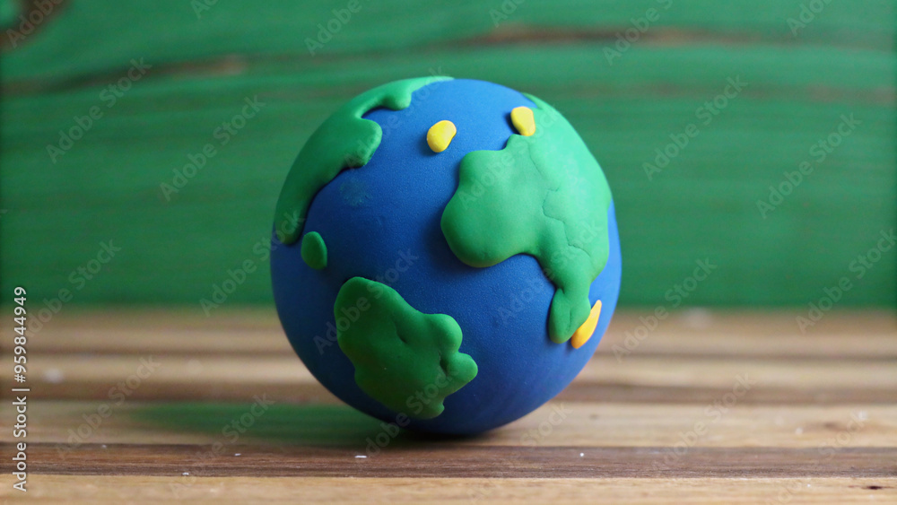 easter egg on the tableglobe, earth, world, planet, map, global, sphere, water, ball, nature, environment, concept, business, continent, ocean, 3d, geography, america, reflection, green, europe, ecolo