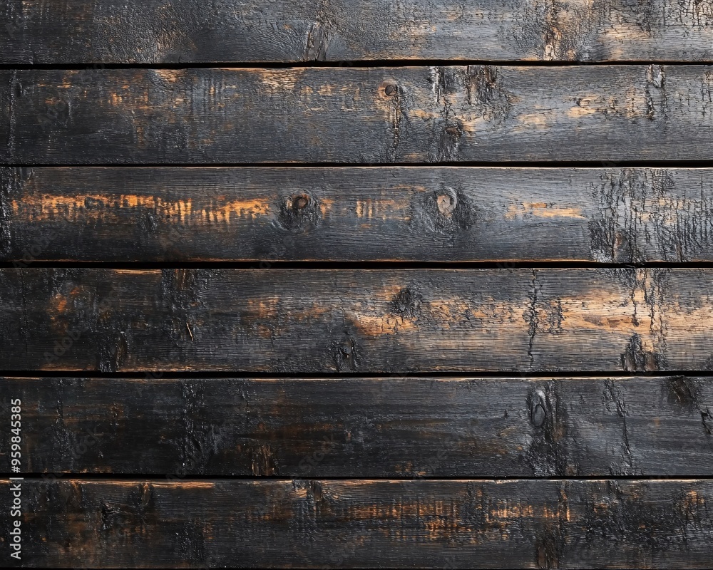 Dark Weathered Wooden Planks Dark Weathered Wooden Planks