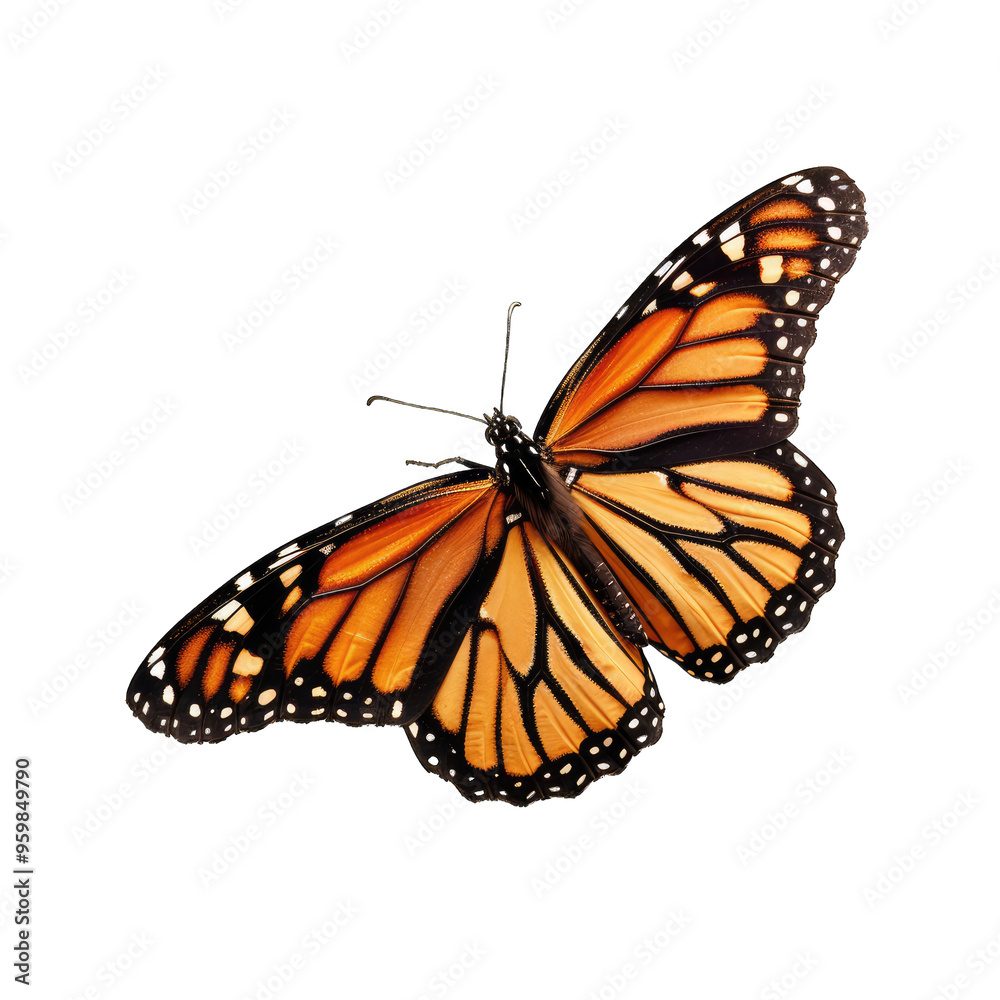 Fototapeta premium butterfly isolated on white background