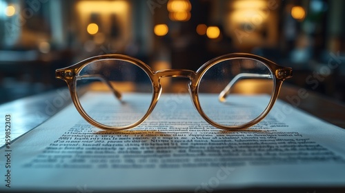 Glasses on a Book