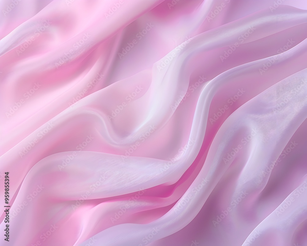 Fototapeta premium Soft Gradient Pink Background Ideal for Feminine Product Mockup and Design Concepts