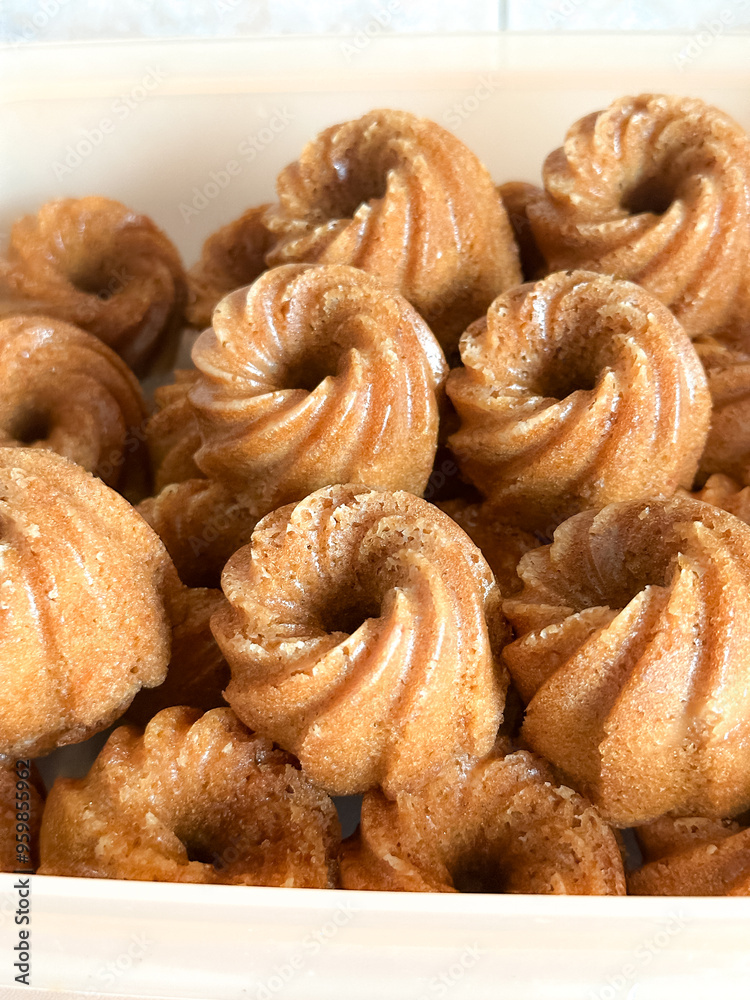 Steamed caramelized sweet and soft cake, locally known as Kuih Apam Gula Hangus. Steamed caramelized sweet and soft cake, locally known as Kuih Apam Gula Hangus.