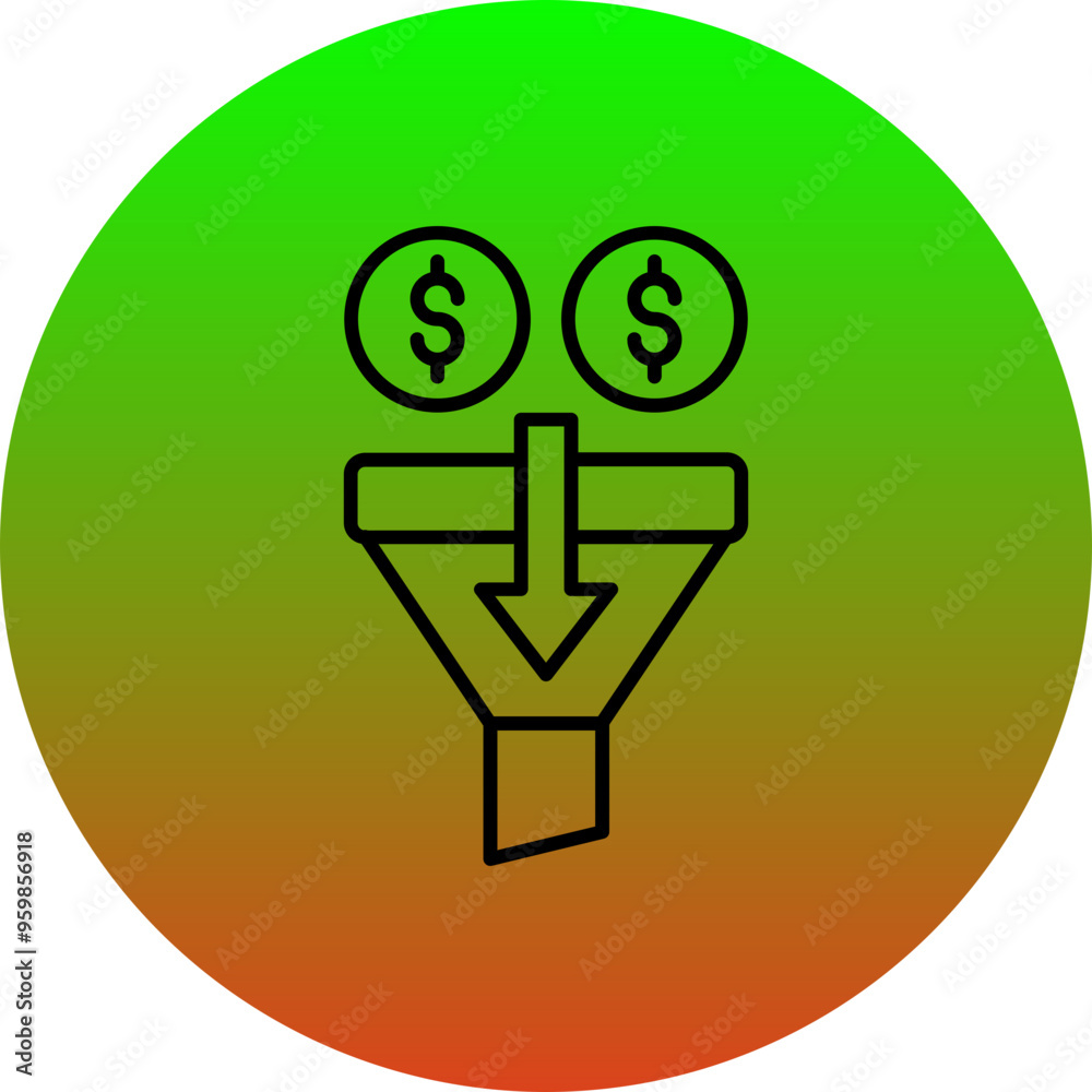 Sales Funnel Icon Sales Funnel Icon