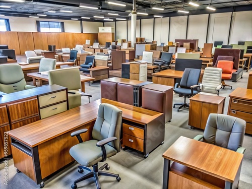 * Get ready to revamp your workspace with our curated selection of gently used office furniture in Raleigh. photo