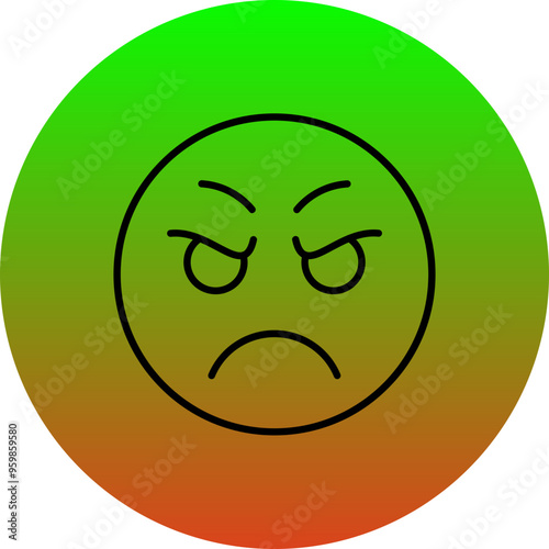 Scowl Icon
