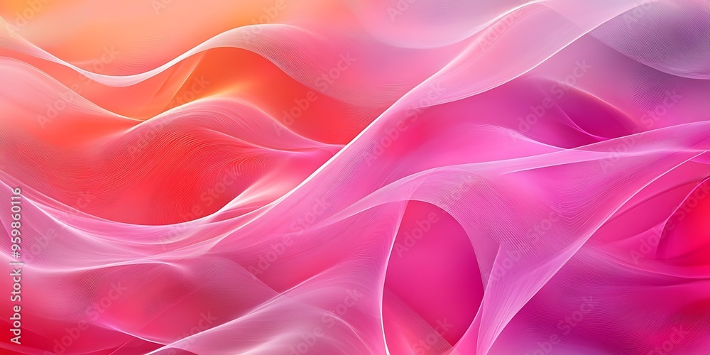 Fototapeta premium High quality hyper realistic abstract background with a colorful wave generative ai