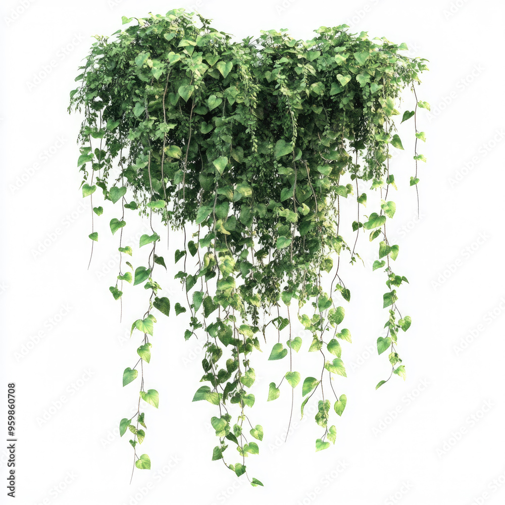 bunch of plants hanging from a ceiling isolated white background bunch of plants hanging from a ceiling isolated white background