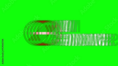 Green screen video frame with 