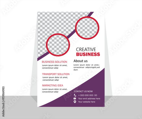 Business flyer design.