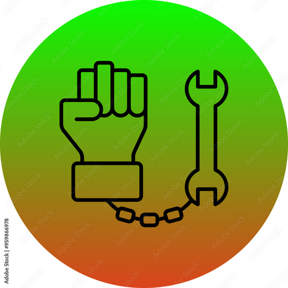 Forced Labour Icon Forced Labour Icon