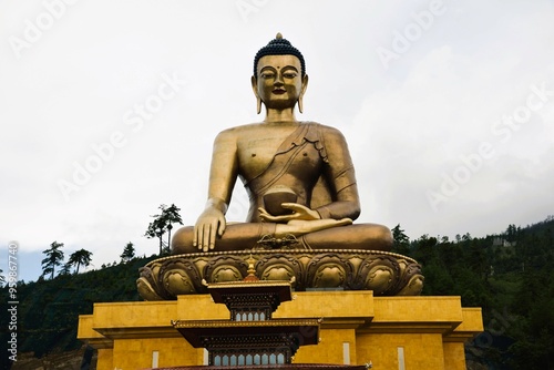 Great Buddha Dordenma, Shakyamuni Buddha statue, Kuenselphodrang, Thimphu, Bhutan, Asia photo