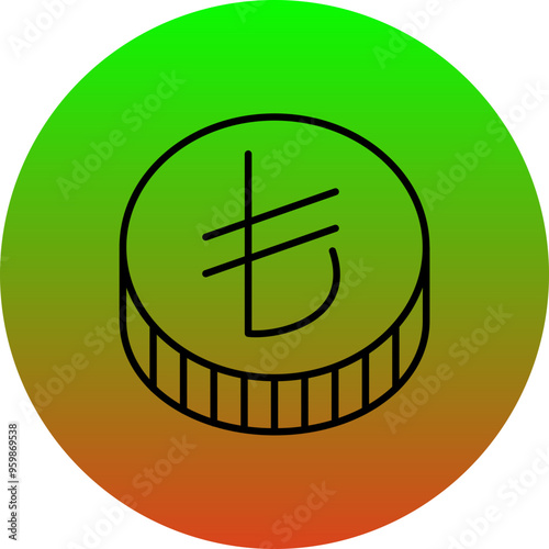 Turkish Lira Icon