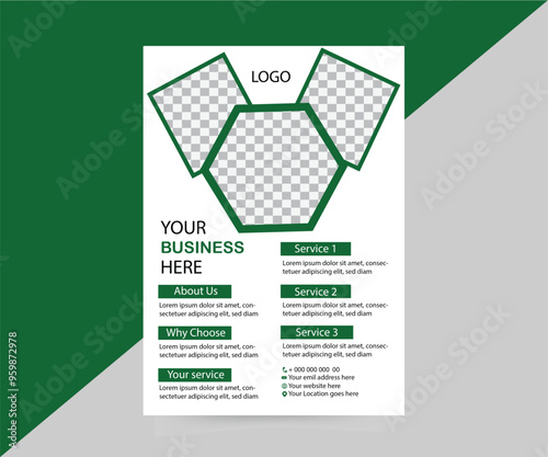 Corporate business flyer template design set, Brochure design, cover modern layout, annual report,  flyer  colorful business proposal.
