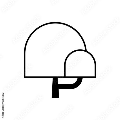 Tree icon vector. Plant illustration sign. Garden symbol or logo.