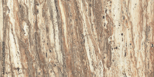 Coffee-brown abstract marble background, rough stone with heavy veining patterns in a creative vertical texture, used for ceramic flooring tile design