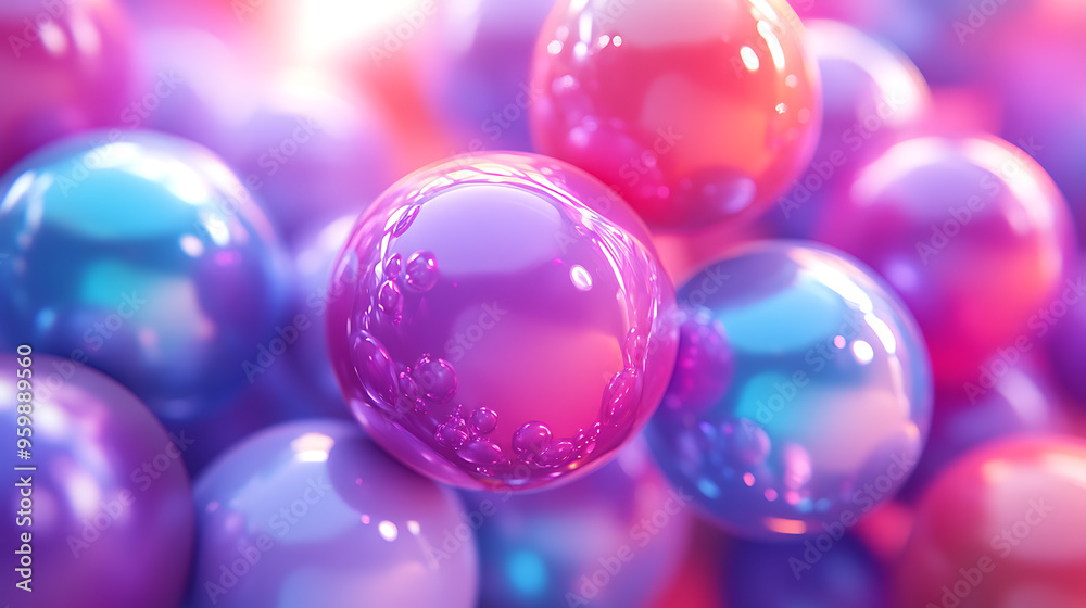 Holographic multicolored squeezed spheres.