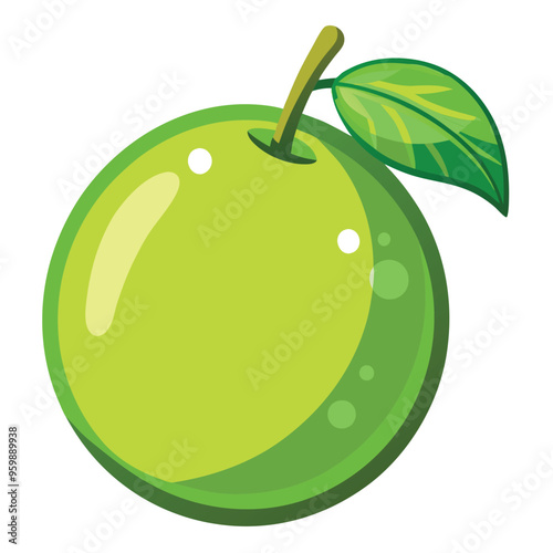 Fresh Limes Vector Illustration