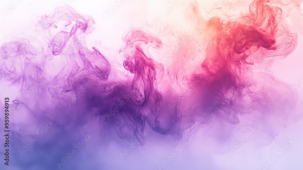 Acrylic Ink Cloud Swirling in Water Dreamy Abstract Effect Acrylic Ink Cloud Swirling in Water Dreamy Abstract Effect