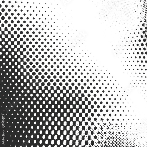 halftone pattern on a white background photo