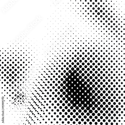 halftone pattern on a white background photo