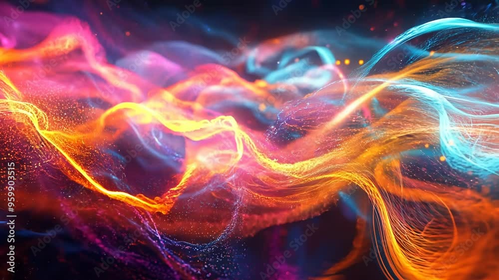 Vibrant Abstract Energy Flow Vibrant Abstract Energy Flow