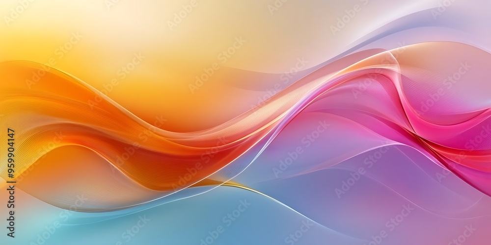 High quality hyper realistic abstract background with a colorful wave generative ai High quality hyper realistic abstract background with a colorful wave generative ai