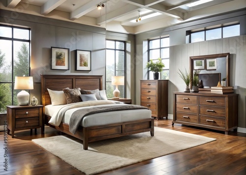 Experience modern style and sophistication in our bedroom furniture showroom featuring a curated selection of beds,