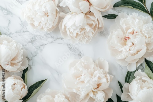 The pastel pastel peony flower can be used as a background for floral art, wedding decor or luxury branding