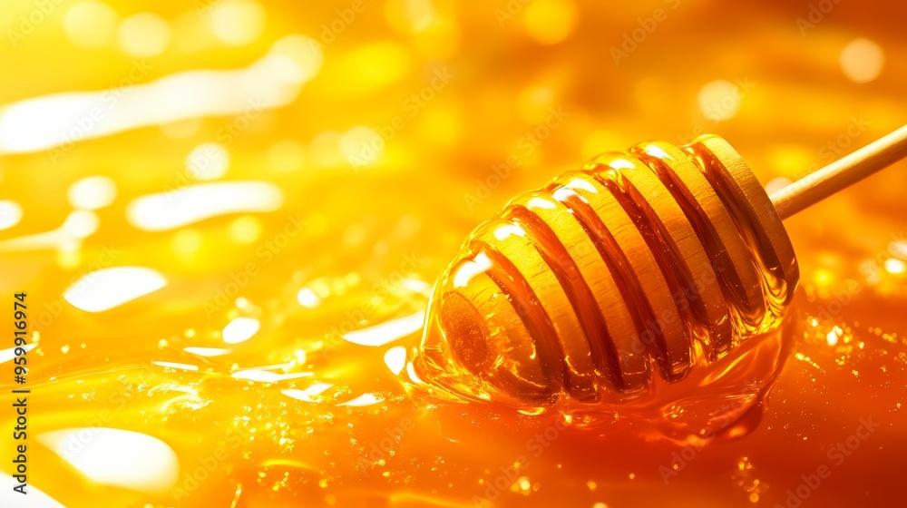 Vibrant Yellow Background With Honey Drizzle Effect For Health Product Displays . Generative ai Vibrant Yellow Background With Honey Drizzle Effect For Health Product Displays . Generative ai