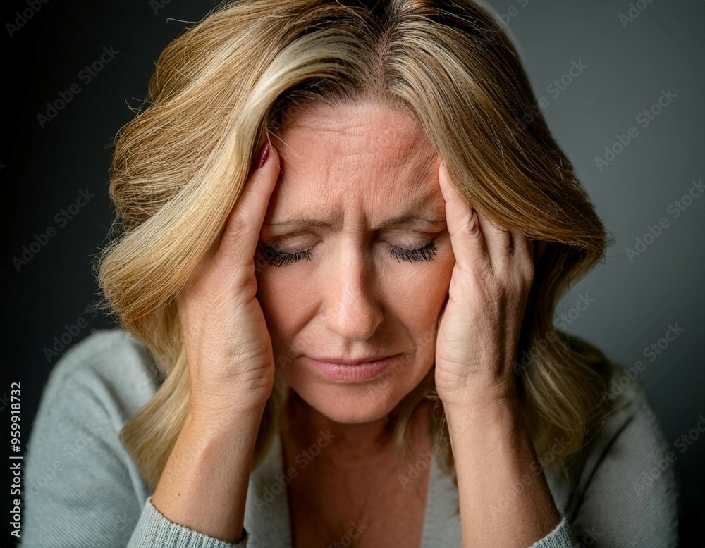Stressed person holding their head, illustrating anxiety, pressure, and emotional strain. Stressed person holding their head, illustrating anxiety, pressure, and emotional strain.