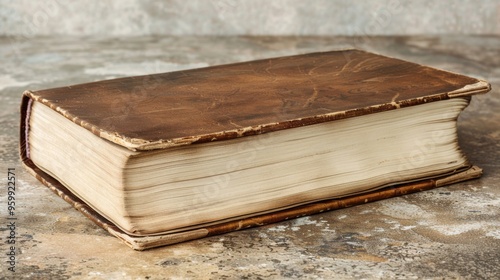 Close-Up of Prayer Book with Plain Background photo