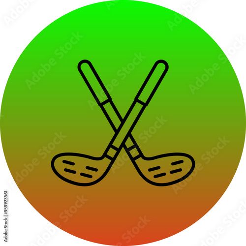 Golf Stick Icon