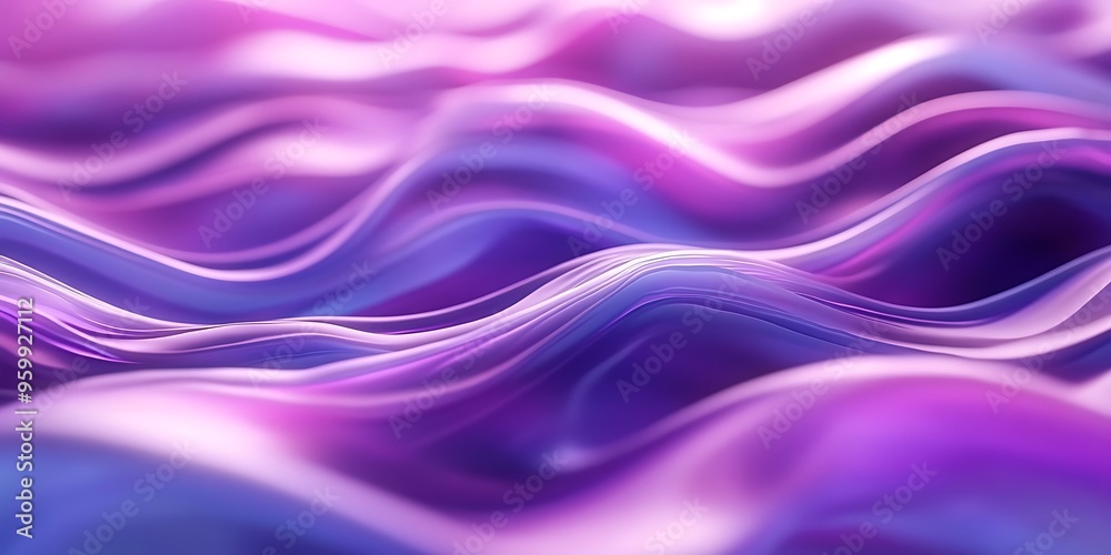Naklejka premium High quality hyper realistic abstract background with a colorful wave generative ai