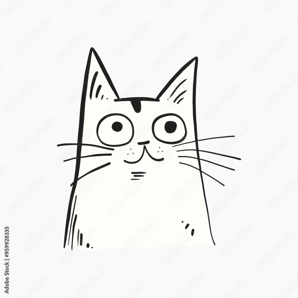 Cartoon cat illustration
