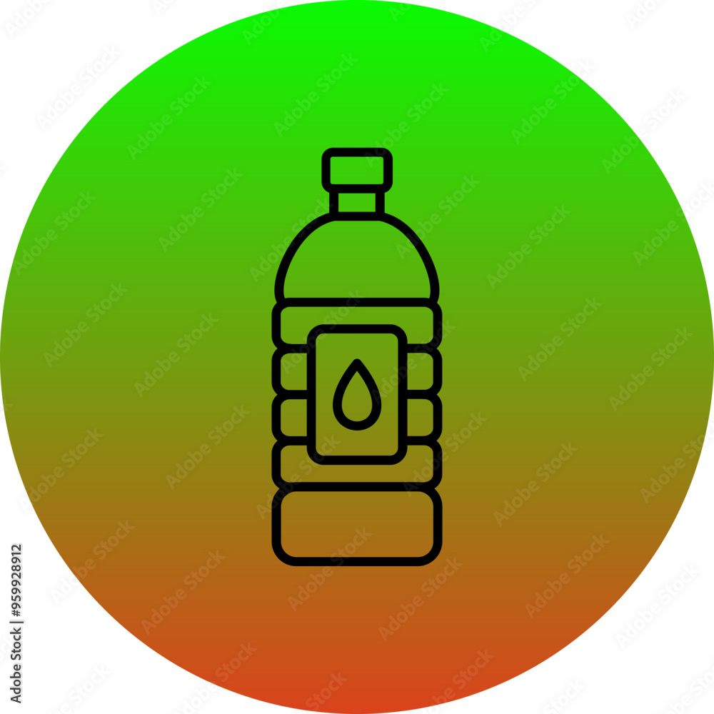 Oil Bottle Icon Oil Bottle Icon