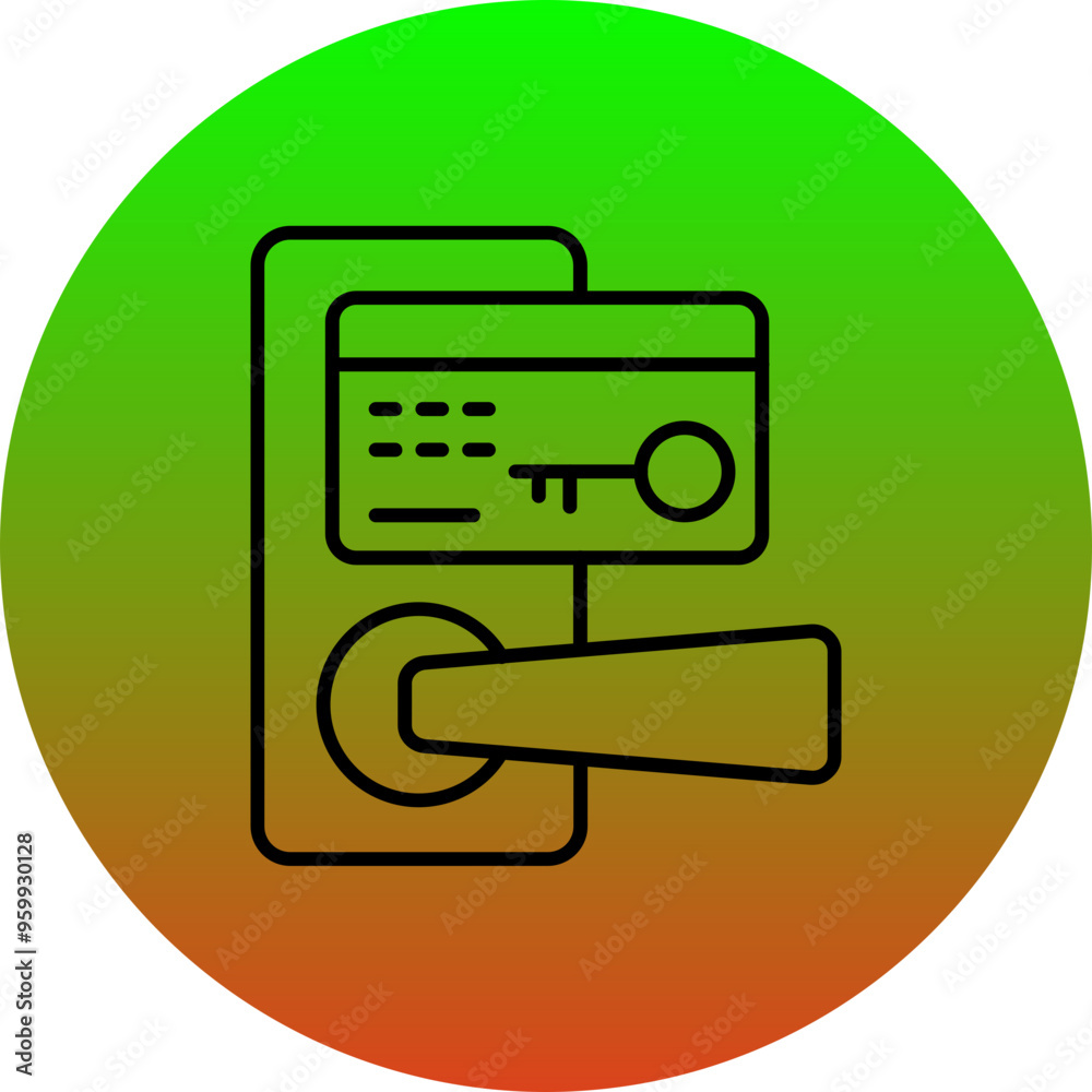 Key Card Icon Key Card Icon