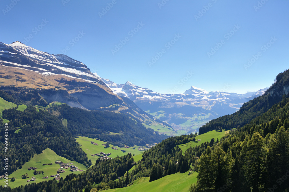 Alps Landscape Background Alps Landscape Background