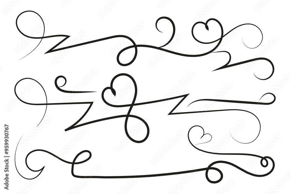 Filigree curly Calligraphic Heart, Fancy Line hearts Flourishes Swirls, curve romantic love separator, Valentine's Day divider flourish Swirl, Calligraphy Flourish lettering header hearts scroll
Filigree curly Calligraphic Heart, Fancy Line hearts Flourishes Swirls, curve romantic love separator, Valentine's Day divider flourish Swirl, Calligraphy Flourish lettering header hearts scroll