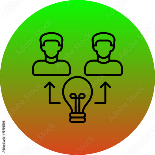 Idea Sharing Icon