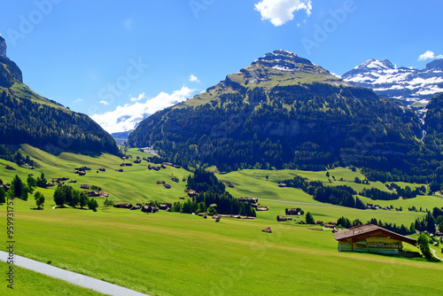 Alps Landscape Background