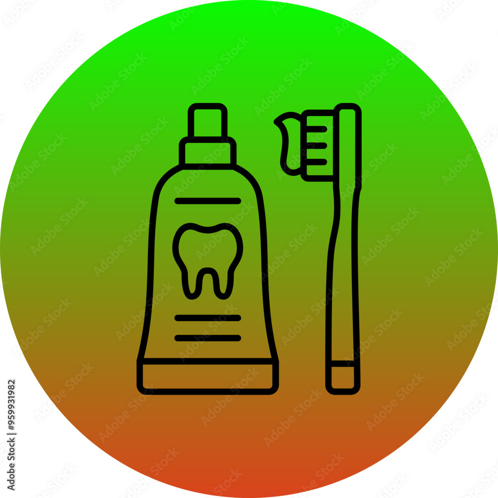 Fototapeta premium Dental Hygiene Icon