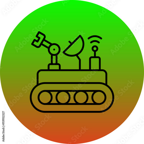 Mars Rover Icon