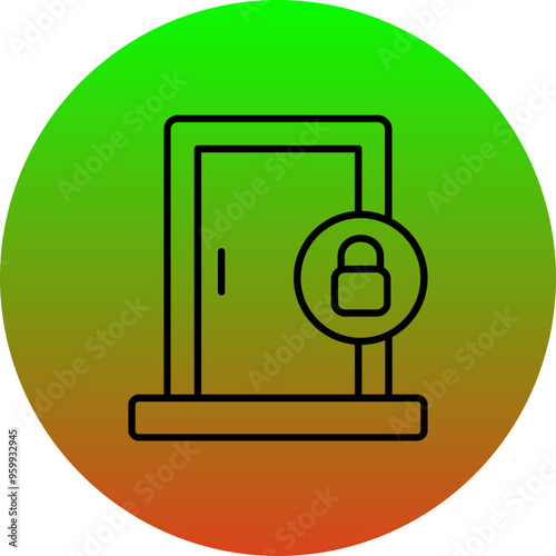 Door Lock Icon