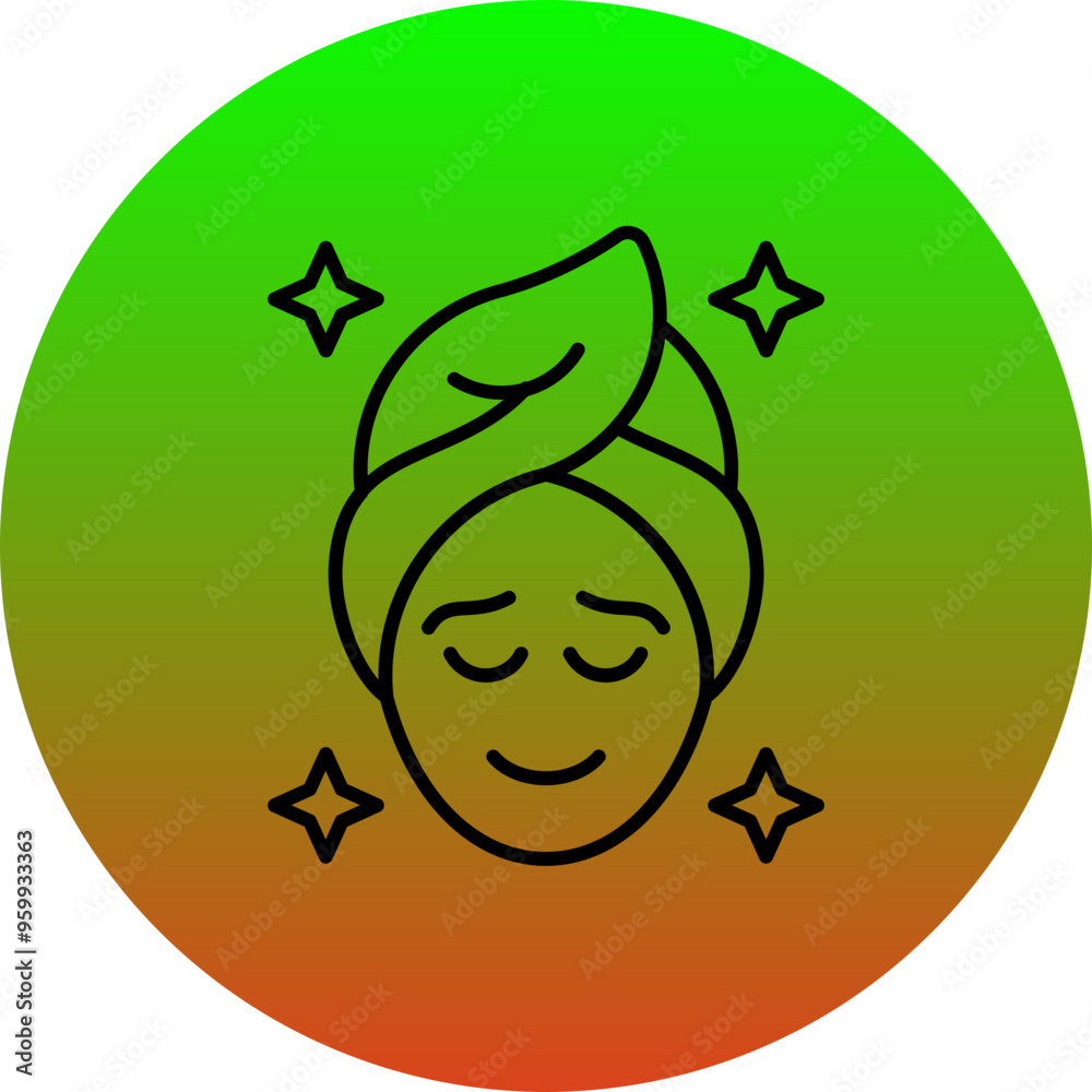 Fototapeta premium Beauty Treatment Icon